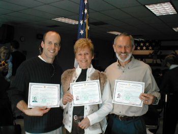 Ben, Jenny and Mick - new US citizens!