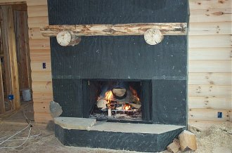 our log mantle