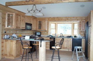 kitchen with appliances for Valentine's Day