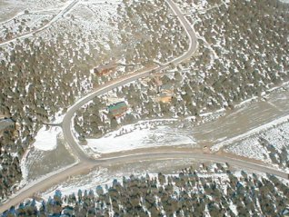 arial view