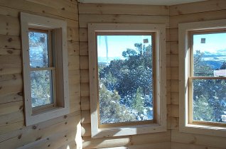 window and door trim in Master bedroom