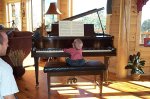 Owen reading music?!