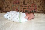Owen three weeks old